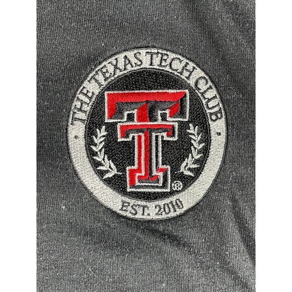 Texas Tech Club Polo Shirt Men Small Black University Red Raiders Sport-Tek Polo - Picture 4 of 9